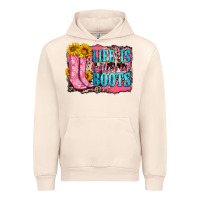 Sandshell life is better in boots Urban Hoodie - Zillion Design Studio