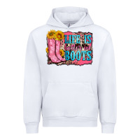 White life is better in boots Urban Hoodie - Zillion Design Studio