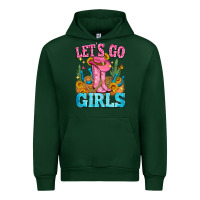 Forest Green let's go girls Urban Hoodie - Zillion Design Studio
