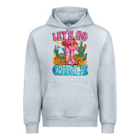 Heather Grey let's go girls Urban Hoodie - Zillion Design Studio
