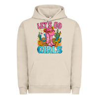 Pigment French Oak let's go girls Urban Hoodie - Zillion Design Studio