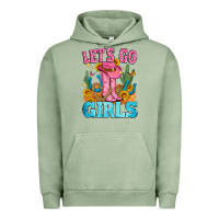 Pigment Oil Green let's go girls Urban Hoodie - Zillion Design Studio