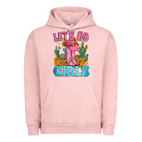 Pigment Salmon let's go girls Urban Hoodie - Zillion Design Studio