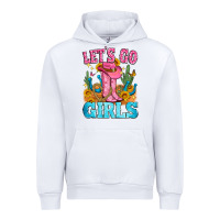 White let's go girls Urban Hoodie - Zillion Design Studio
