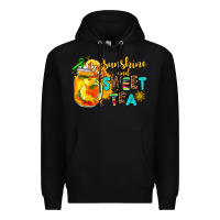 Black sunshine and sweet tea Premium Hoodie - AdoDesignShop