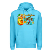 Ocean Blue sunshine and sweet tea Premium Hoodie - AdoDesignShop