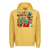 Antique Gold i will always be your biggest fan american footbal Premium Hoodie - Zillion Design Studio