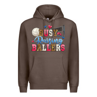 Coffee busy raising ballers volleyball Premium Hoodie - Zillion Design Studio