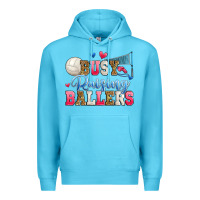Ocean Blue busy raising ballers volleyball Premium Hoodie - Zillion Design Studio