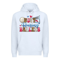 White busy raising ballers volleyball Premium Hoodie - Zillion Design Studio