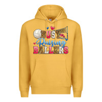 Mustard busy raising ballers volleyball Premium Hoodie - Zillion Design Studio