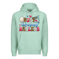 Seafoam busy raising ballers volleyball Premium Hoodie - Zillion Design Studio