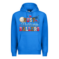True Royal busy raising ballers volleyball Premium Hoodie - Zillion Design Studio