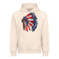 Sandshell american flag indian headdress Urban Hoodie - RanaPortraitStore