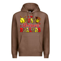 Chestnut busy raising ballers softball Premium Hoodie - Zillion Design Studio