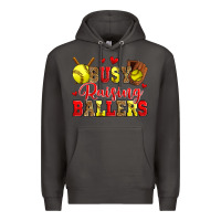 Smoke busy raising ballers softball Premium Hoodie - Zillion Design Studio