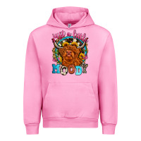 Fuchsia Pink just a little moody Urban Hoodie - Zillion Design Studio