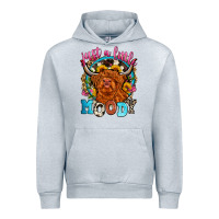 Heather Grey just a little moody Urban Hoodie - Zillion Design Studio