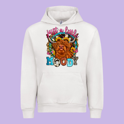 Just A Little Moody Urban Hoodie Designed By Zillion Design Studio