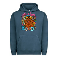 Pigment Midnight Navy just a little moody Urban Hoodie - Zillion Design Studio