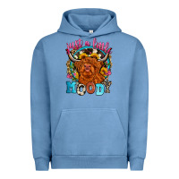 Pigment Pebble Blue just a little moody Urban Hoodie - Zillion Design Studio