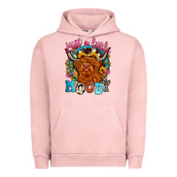 Pigment Salmon just a little moody Urban Hoodie - Zillion Design Studio