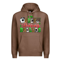 Chestnut busy raising ballers soccer Premium Hoodie - Zillion Design Studio