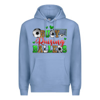 Colony Blue busy raising ballers soccer Premium Hoodie - Zillion Design Studio