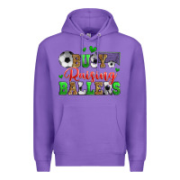 Purple busy raising ballers soccer Premium Hoodie - Zillion Design Studio