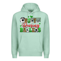 Seafoam busy raising ballers soccer Premium Hoodie - Zillion Design Studio