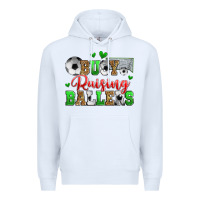White busy raising ballers soccer Premium Hoodie - Zillion Design Studio