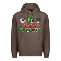 Coffee busy raising ballers soccer Premium Hoodie - Zillion Design Studio