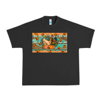 Pigment Black Fall coop animals pumpkin Urban Heavy Tee - Artiststas