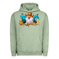 Pigment Oil Green Boo Y'all Urban Hoodie - texasbilliewilder