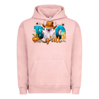Pigment Salmon Boo Y'all Urban Hoodie - texasbilliewilder