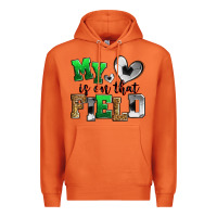 Carrot my heart is on that field soccer Premium Hoodie - Zillion Design Studio