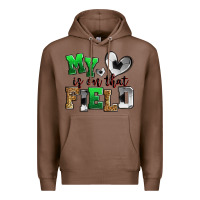 Chestnut my heart is on that field soccer Premium Hoodie - Zillion Design Studio