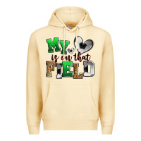 Pina Colada my heart is on that field soccer Premium Hoodie - Zillion Design Studio