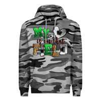 Slate Camo my heart is on that field soccer Premium Hoodie - Zillion Design Studio