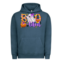 Pigment Midnight Navy Boo-tiful Urban Hoodie - texasbilliewilder