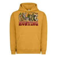 Pigment Peanut Butter gone hunting Urban Hoodie - Zillion Design Studio