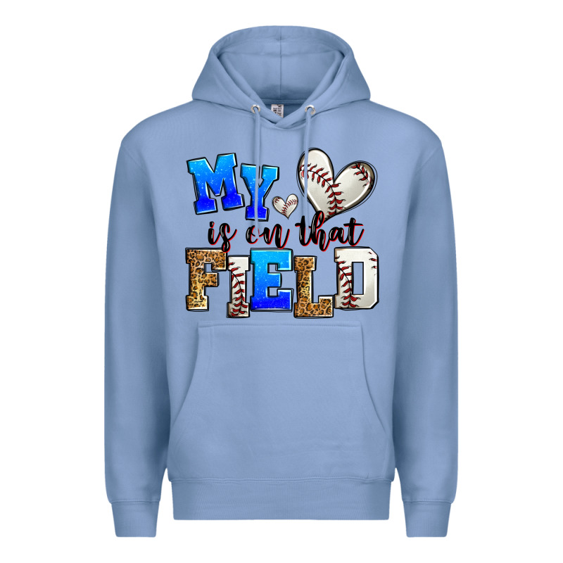 My Heart Is On That Field Baseball Premium Hoodie by Zillion Design Studio | Teevron