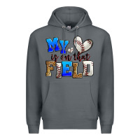 Rock my heart is on that field baseball Premium Hoodie - Zillion Design Studio