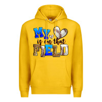 Lemon my heart is on that field baseball Premium Hoodie - Zillion Design Studio