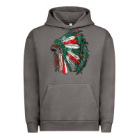 Pigment Tornado mexican flag indian headdress Urban Hoodie - RanaPortraitStore