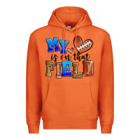 Carrot my heart is on that field american football Premium Hoodie - Zillion Design Studio