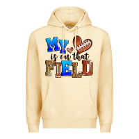 Pina Colada my heart is on that field american football Premium Hoodie - Zillion Design Studio
