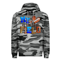 Slate Camo my heart is on that field american football Premium Hoodie - Zillion Design Studio