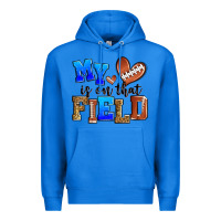True Royal my heart is on that field american football Premium Hoodie - Zillion Design Studio