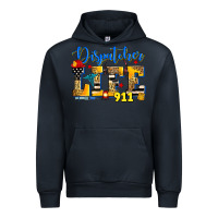 Navy dispatcher life Urban Hoodie - Zillion Design Studio